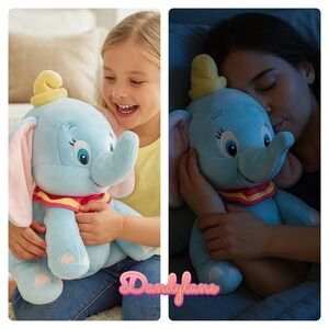 Disney Baby Dumbo Plush Elephant Blue Stuffed Animal 2015